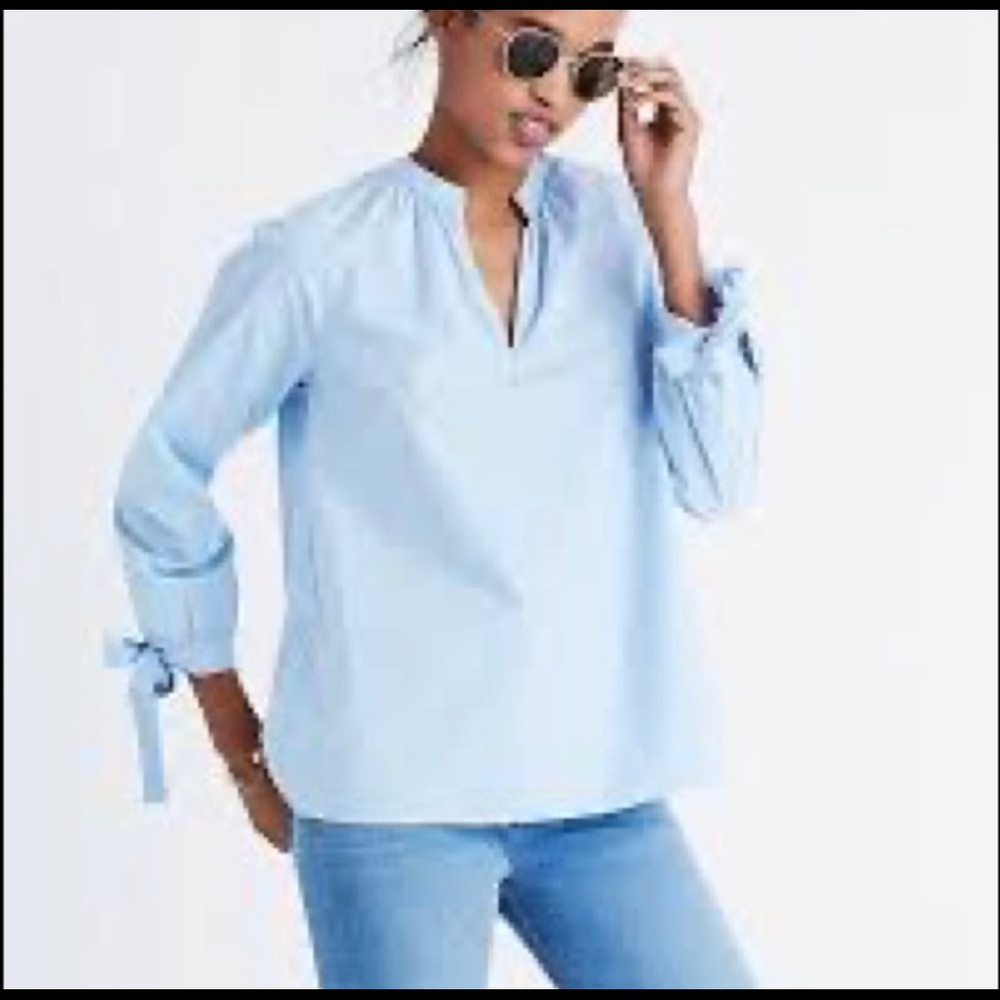 Madewell cotton pullover shirt medium